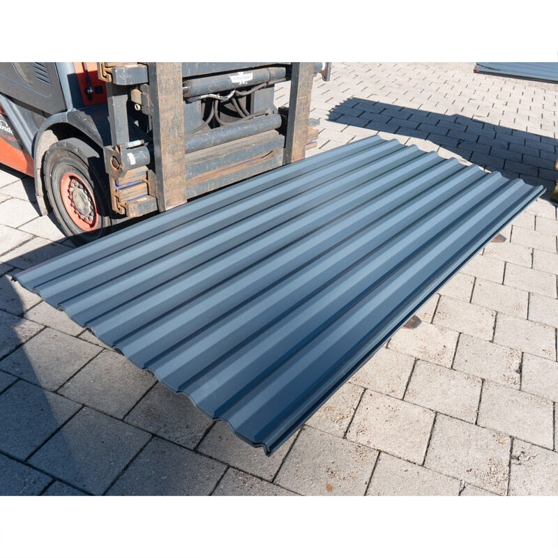 Friedrich von Lien AG PVC Wellplatte W20 in Anthrazitgrau, Länge: 250 cm - Bild 1