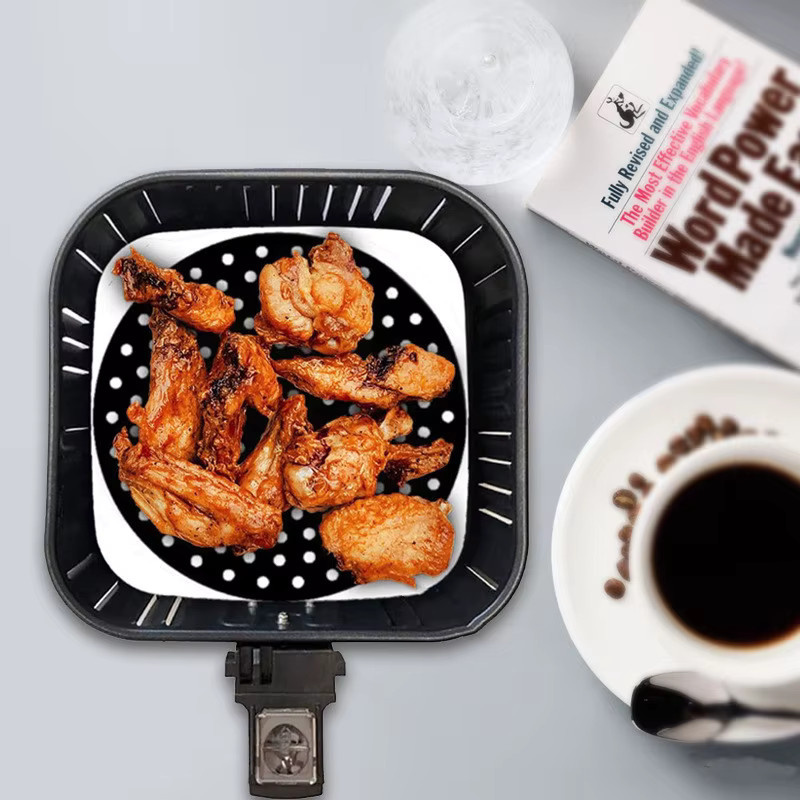 YS00032 Antihaft-Backmatte aus Silikon für Air Fryer in Schwarz - Bild 2