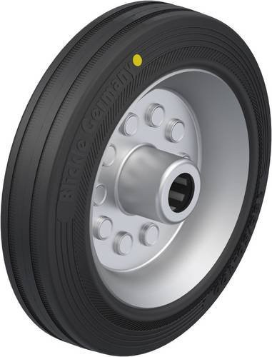Blickle Schwerlast-Rad 180/20R-EL in Schwarz mit Kunststoffrolle und 170 kg Tragfähigkeit - Bild 1