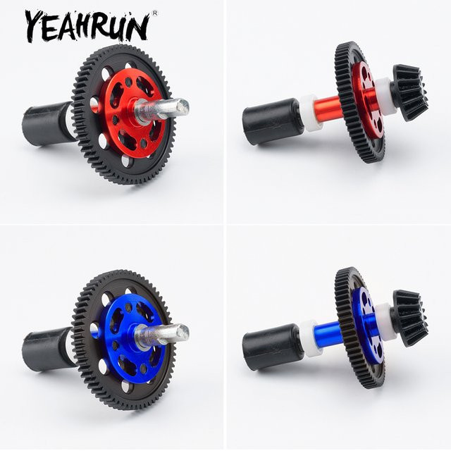 YEAHRUN Hauptgetriebe Kit Set, Zubehör, Metall, für Tamiya TT02 1/10 RC Drift Auto - Bild 1