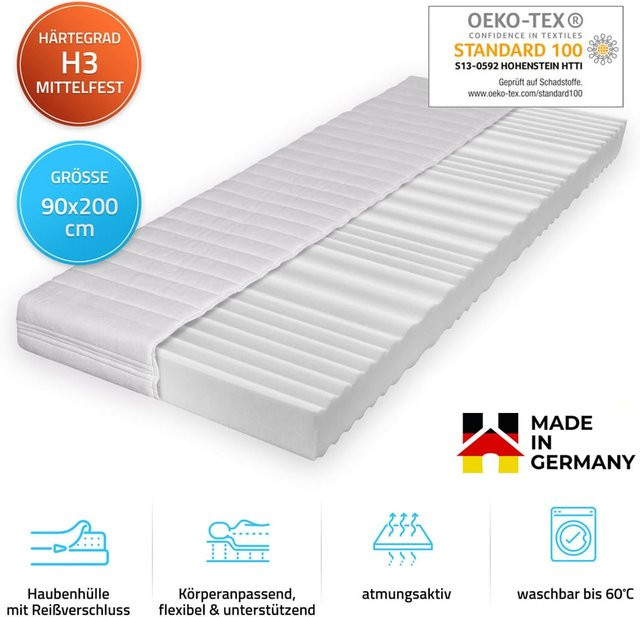 HOME DELUXE Matratze ORTHO BASIC B/T: 140 x 200 cm - Bild 1