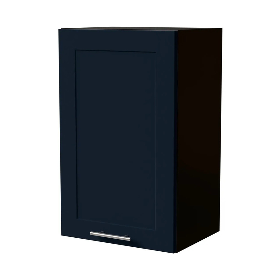 Feldmann-Wohnen Hängeschrank Oslo Küchenschrank Schwarz Indigo Matt B: 45 cm, T: 32,5 cm, H: 72 cm - Bild 2