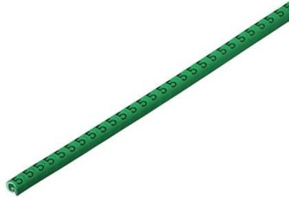 Weidmüller CLI C 02-3 GN/SW 5 CD Kennzeichnungsring in Grün mit Aufdruck 5, Außendurchmesser-Bereich 1,3 bis 3 mm - Bild 1