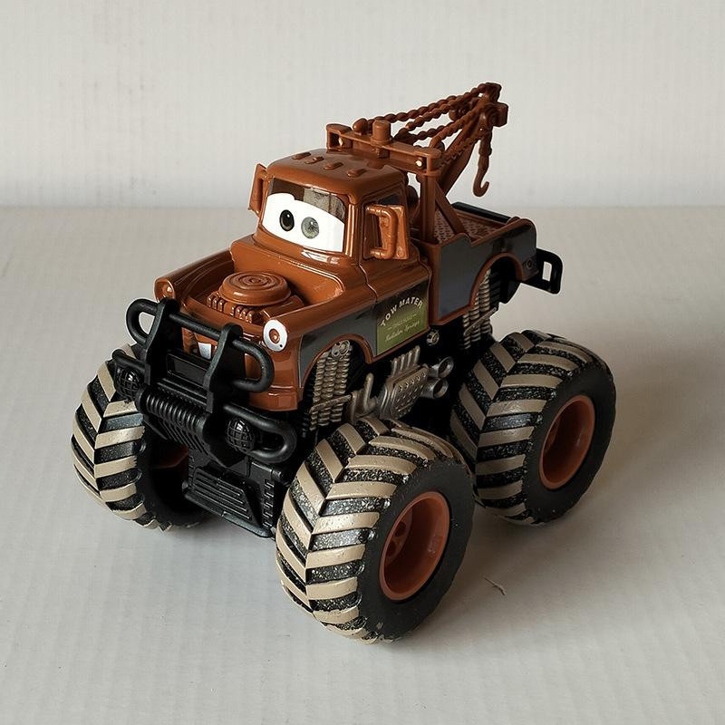 Pixar Cars Hook Lightning McQueen Jackson Storm Großrad Offroad-Fahrzeug Rückziehkraft - Bild 3