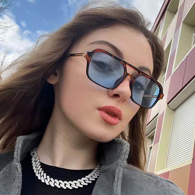 Sonnenbrille RMM, Metall, Vollrand, quadratisch, Unisex, Schwarz - Bild 2