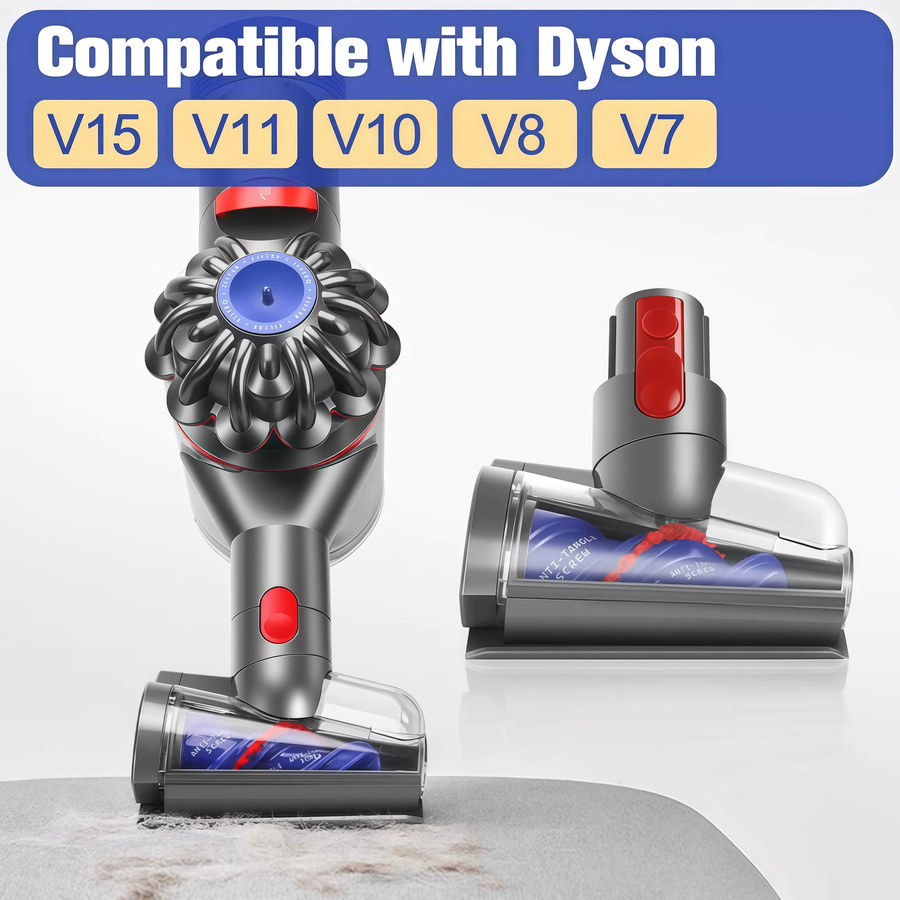 Elektrische Matratzen-Staubmilbenbürste als motorisiertes Zubehör für Dyson V7 V8 V10 V11 V15 Staubsauger - Bild 2