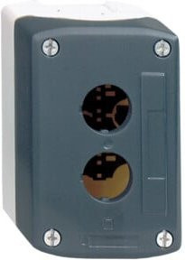Schneider Electric Leergehäuse 4 Stellen aus Kunststoff in Grau RAL 7035/7016 XALD04 - Bild 1