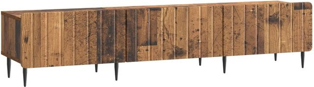 vidaXL TV-Schrank aus Altholz in Braun mit minimalistischem Design, B/T/H: 147 x 34,5 x 32 cm - Bild 1