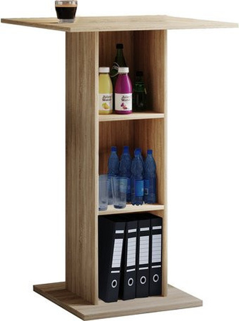 VCM Stehpult Bofus in Braun Sonoma-Eiche, B/T/H: 70 x 70 x 108 cm
