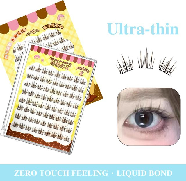 CNDK Künstliche Wimpern, 72 Cluster, Magnetisch, Natürlich, Unisex - Bild 1