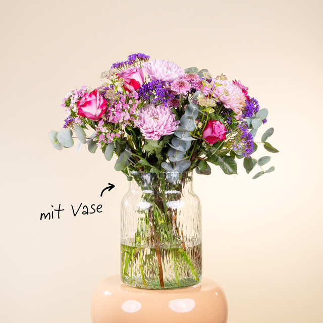 BLUME2000 Purple Dream Bouquet purple pink multicolour Astrantia L - Bild 1