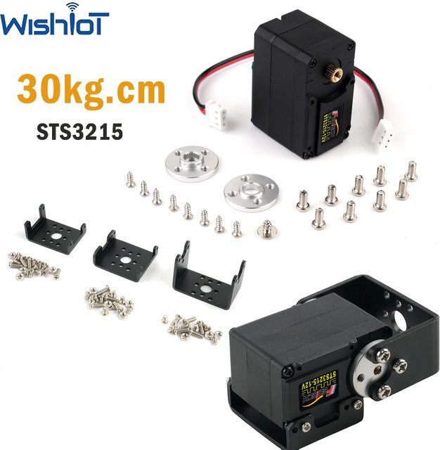 wishiot STS3215 Zweiachsiger digitaler Servomotor, mit magnetischer Kodierung, DIY-Teile - Bild 1
