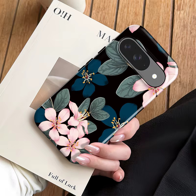 Fcicicase Handyhülle mit Blumenmuster für Google Pixel 10, 9 Pro, 10A, 7A, 8A, 9, 10 Pro XL, stoßfeste matte Schutzhülle, multicolour - Bild 5