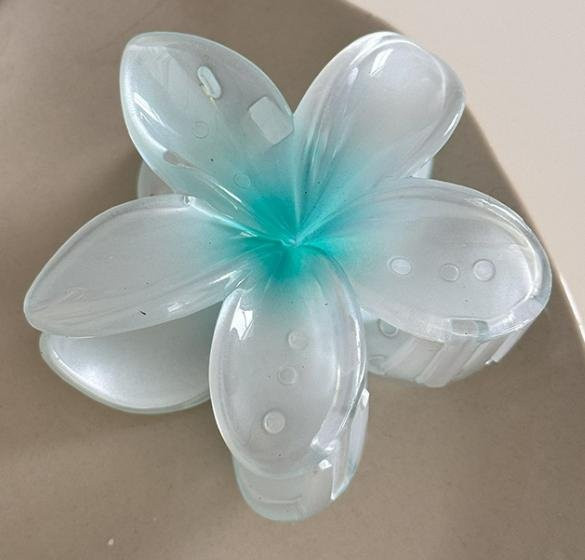 Haarspange Frangipani, blau, Damen - Bild 1