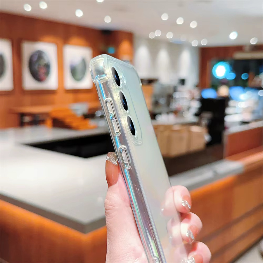 Transparentes Laser-Gradient TPU Schutzcover für Samsung Galaxy S26 S25 S24 S23 S22 S21 Ultra Plus FE - Bild 3