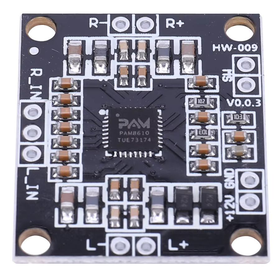 LAIMANEI PAM8610 Digitaler Audio Verstärker Modul Klasse D Stereo 2x15W Schwarz - Bild 3