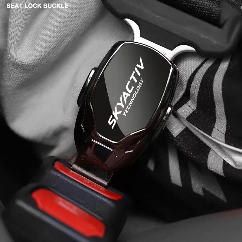Sicherheitsgurt Clip Verlängerung Stecker für Mazda Skyactiv CX3 CX5 CX8 3 Axela 6 in Schwarz - Bild 2