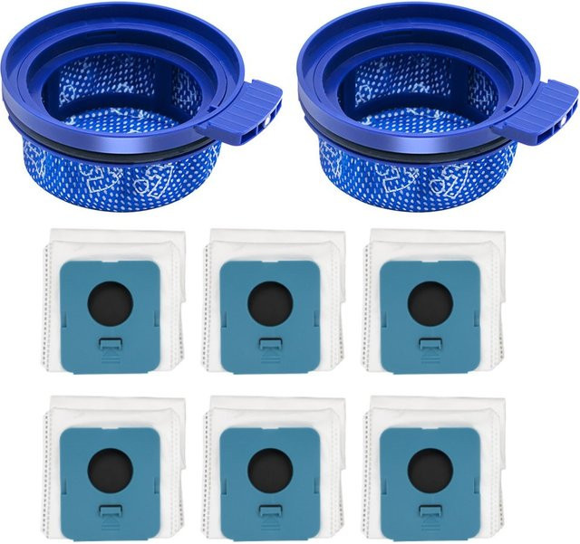 Samsung Bespoke Jet Mikrofilter und Beutel Set in Blau für Staubsauger Modelle VS20A958FWN VS20A95923BAA VS20A95923N/AA VS20A95923W/AA - Bild 1