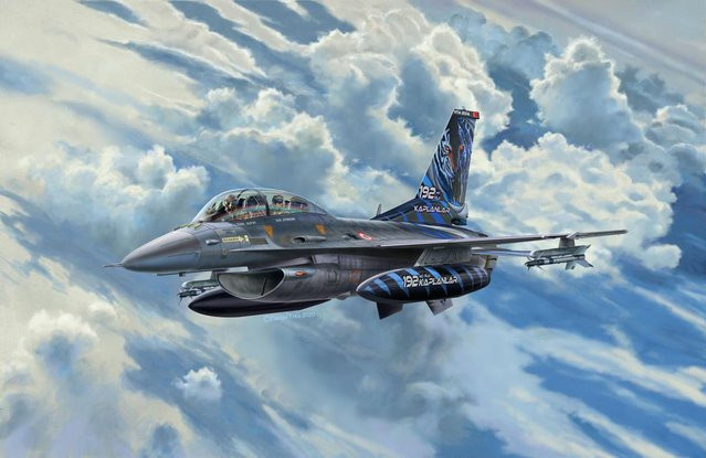 Revell F-16D Fighting Falcon, Modellbau, 1:72, ab 12 Jahren - Bild 1
