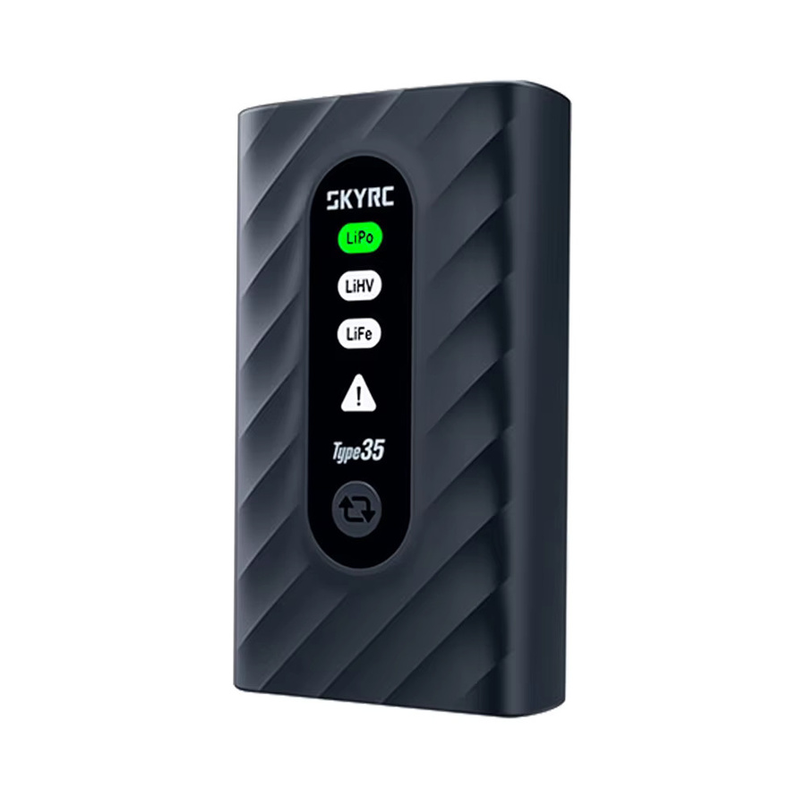 SKYRC Typ35 Smart Batterie Ladegerät für LiPo, LiHV und LiFe Batterien, 2-4S, PD 3.0 USB-C, Schwarz - Bild 4