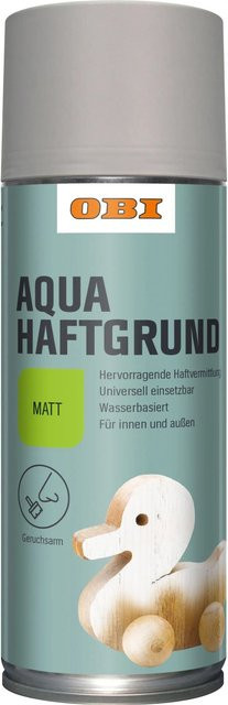 OBI Haftgrundierung Spray Grau matt wasserbasiert 400 ml - Bild 1