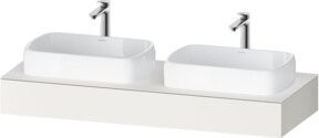 Duravit Konsole Qatego in Weiß, B/T/H: 140 x 55 x 17 cm - Bild 1