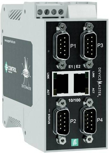 Pepperl+Fuchs ICDM-RX/PN1-4DB9/2RJ45-DIN Gateway 70114040, Ethernet/LAN, 24 V/DC, Grau - Bild 1