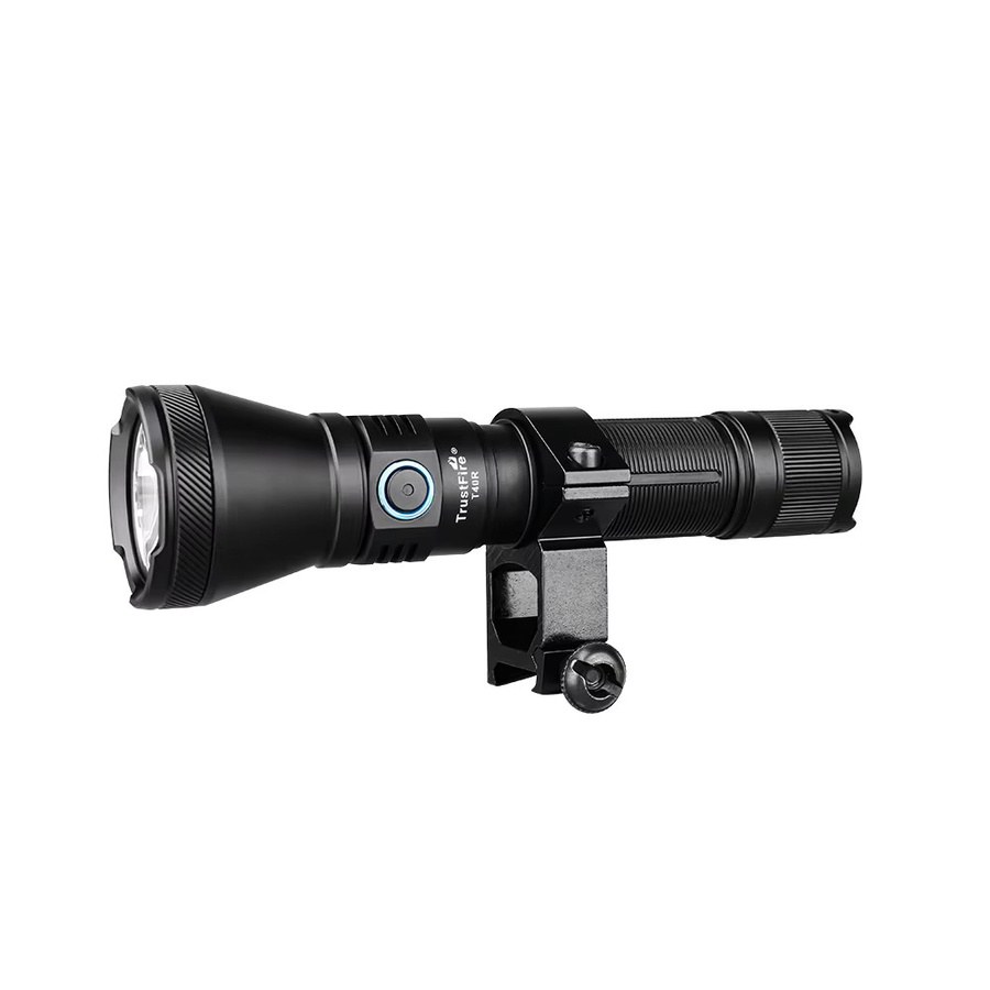 Trustfire T40R Taktische LED-Taschenlampe in Schwarz mit 1800 Lumen, USB-Aufladung und IP68-Schutz - Bild 8