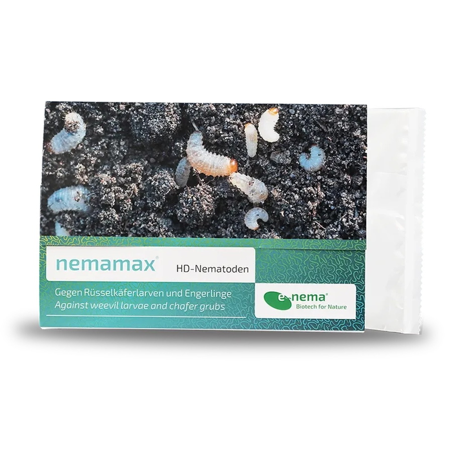 Nemamax e-nema biologisches Nematodenpräparat mit 25 Mio. Nematoden zur Bekämpfung von Dickmaulrüsslern ab 8°C - Bild 2