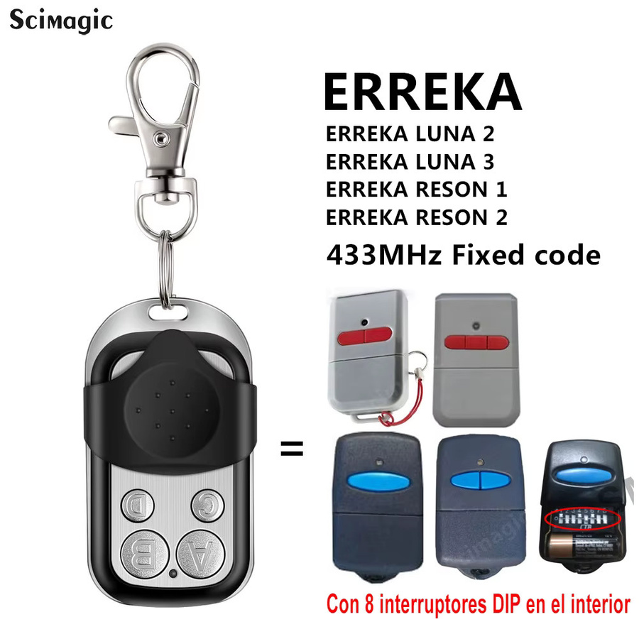 Erreka Kuma KU02 Garage-Fernbedienung mit festem Code auf 433,92 MHz - Bild 2