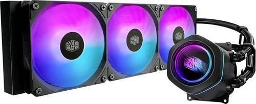 Cooler Master MasterLiquid Core Nex 360 AIO Flüssigkeitskühler in Schwarz mit Lüfter - Bild 1