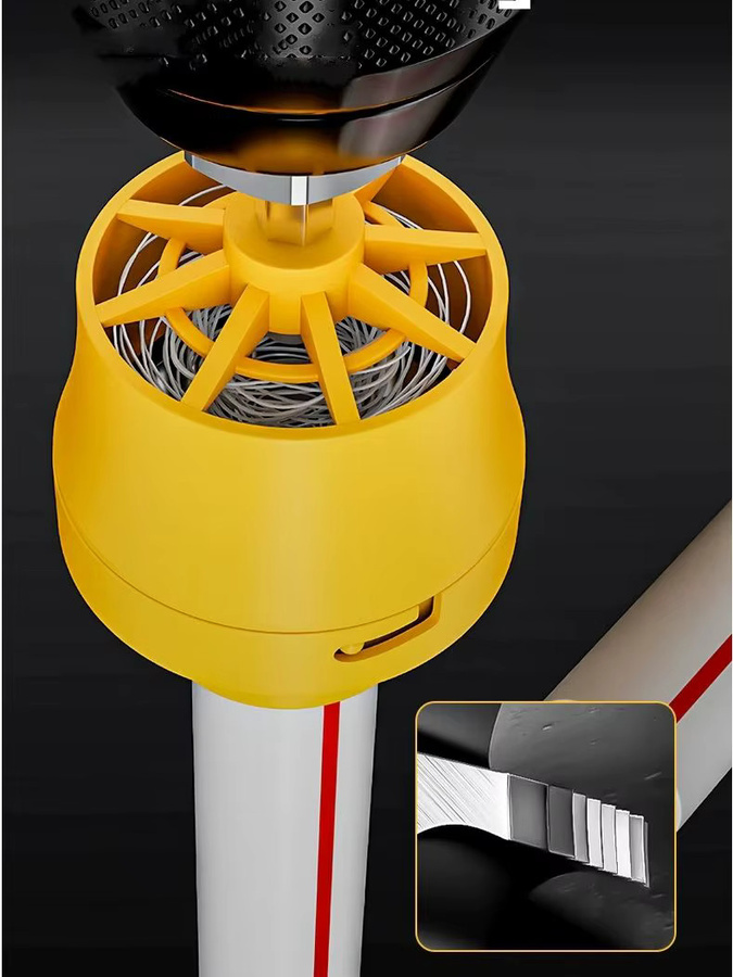 NIUXIANG PVC-Rohreinfädler-Kit für elektrische Bohrmaschinen mit den Größen 1/2", 3/4" und 1" - Bild 7