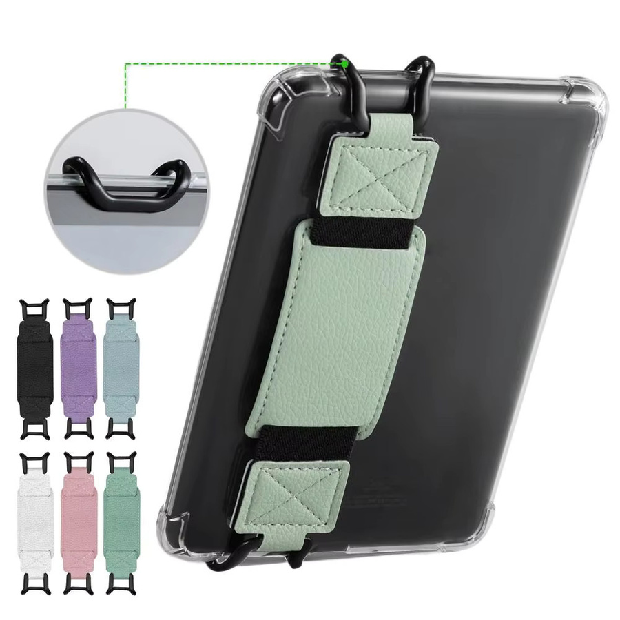Hochelastischer Fingergriff-Riemen mit Handschlaufe für E-Book Reader und Tablets von 6-8 Zoll in Weiß - Bild 3