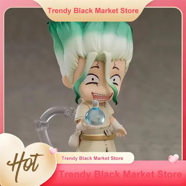 Good Smile Dr. Stone Senku Ishigami Face Swap, bewegliche Anime-Actionfigur - Bild 1