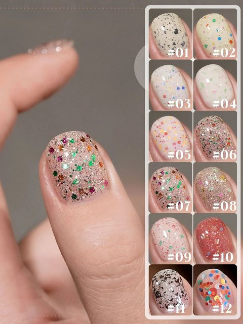 MIANEL Nagellack, Milchweißer, Gel, 12 ml - Bild 1