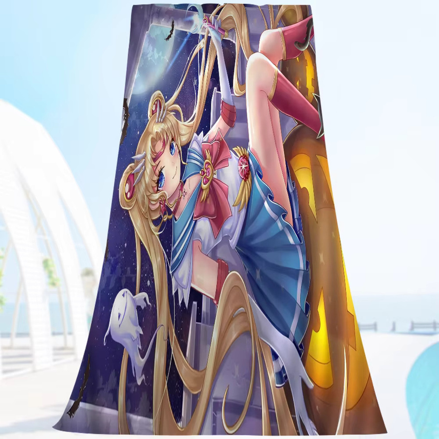 S-Sailor M-moons Mikrofaser-Handtuch in Multicolour, saugfähiges und schnell trocknendes Strandtuch für Yoga und Schwimmen - Bild 5