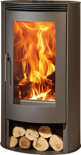 PANADERO Kaminofen Helena aus Stahl in Schwarzmetallic mit 8 kW Leistung - Bild 1