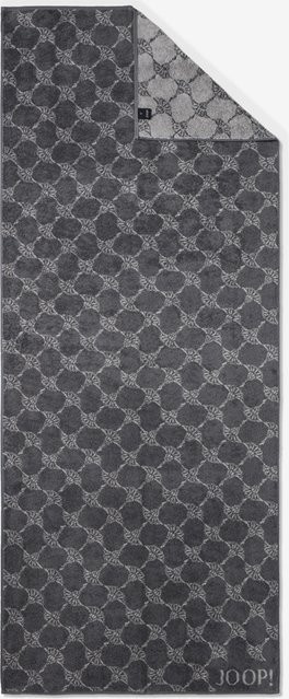 Joop Living Saunatuch Classic Cornflowers in Anthrazit aus Baumwolle mit floralem Design - Bild 1