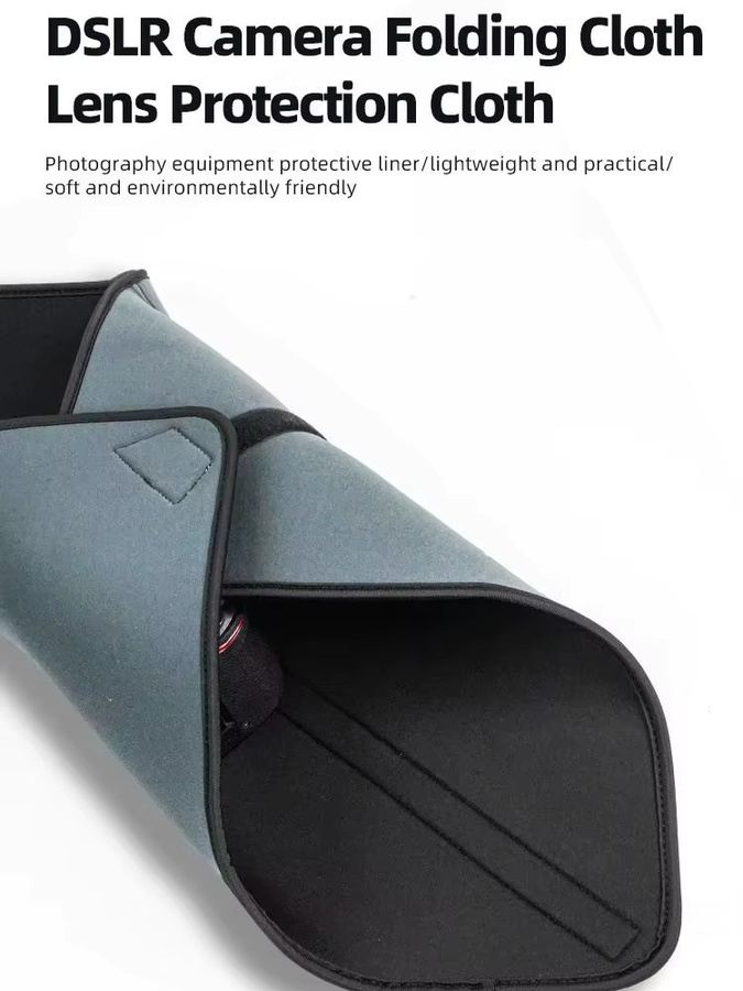 NiYi Focus Kameraobjektiv-Schutztuch Universelle Flexible Tasche für DSLR und Spiegellose Objektive Kratzfest und Staubdicht - Bild 7
