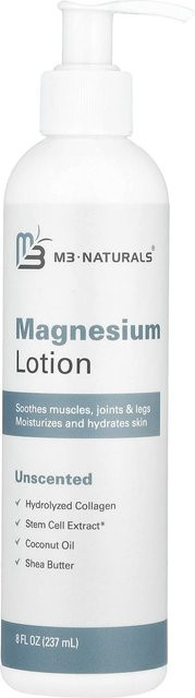 M3 Naturals Magnesium Lotion, Unscented, 237 ml - Bild 1
