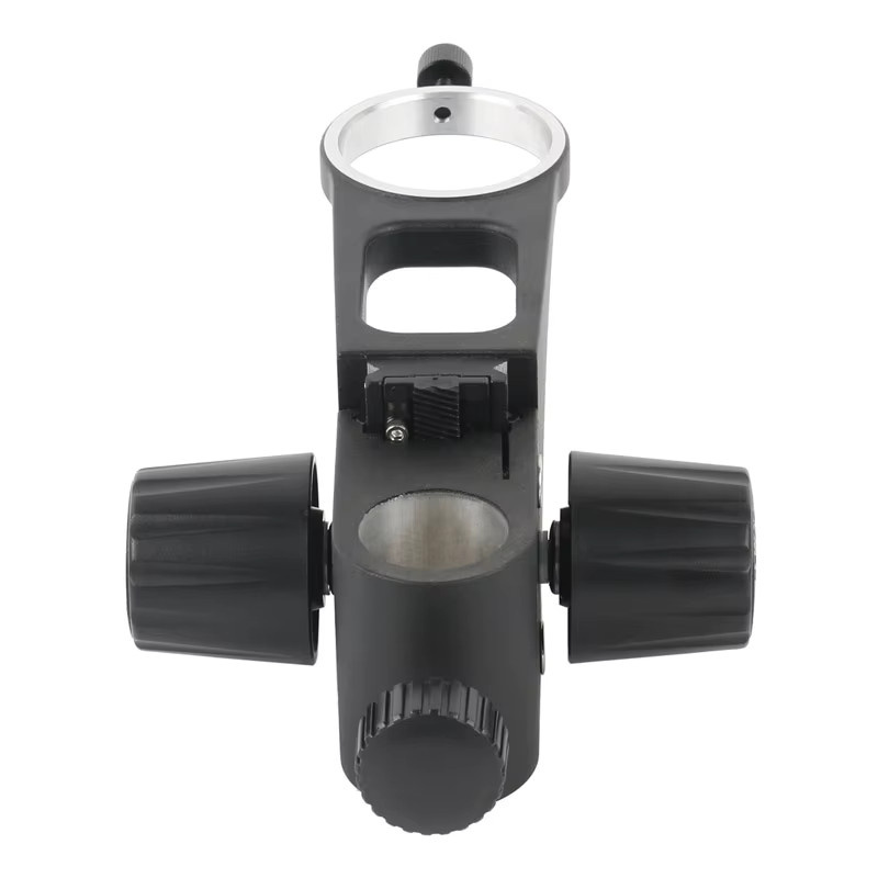 Eakins Mikroskop Arm Halterung mit 50mm Fokus-Einstellung und Getriebe für 25mm oder 32mm Durchmesser, Schwarz - Bild 5