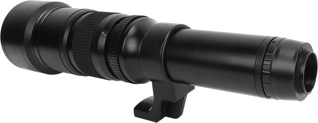 3CZY 500mm F6.3 Teleobjektiv Manuell mit T2 NX-Anschlussadapter für NX Spiegellose Kameras, Schwarz - Bild 1