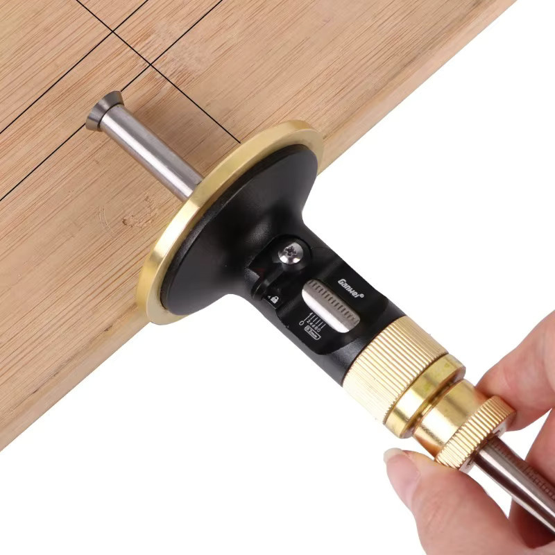 LTOOLS Präzisions-Parallelstrichlehre aus Metall in Schwarz für die Holzbearbeitung - Bild 2