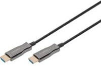 Digitus HDMI AOC Hybrid Glasfaserkabel UHD 4K Schwarz 10 m - Bild 1