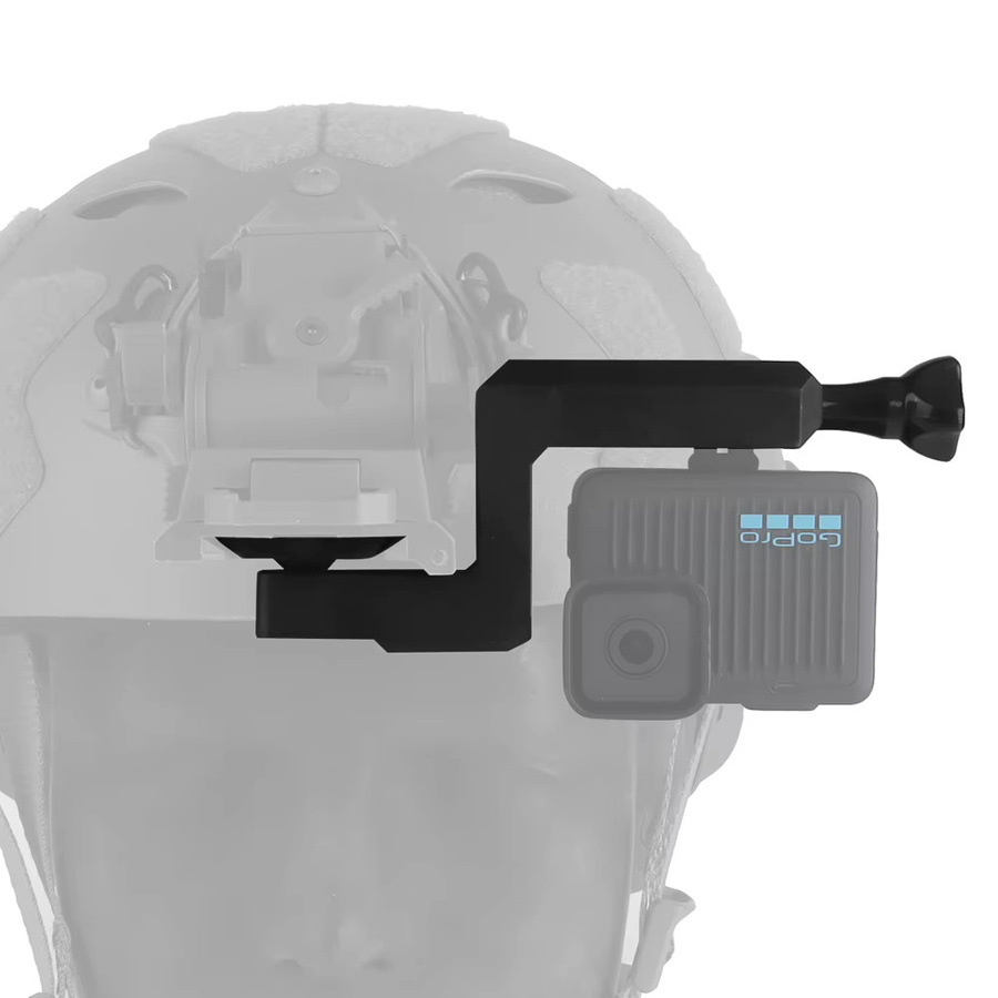 Sportkamera-Adapterhalterung für taktische Helme in Blau, kompatibel mit DJI, Insta360 und GoPro - Bild 4