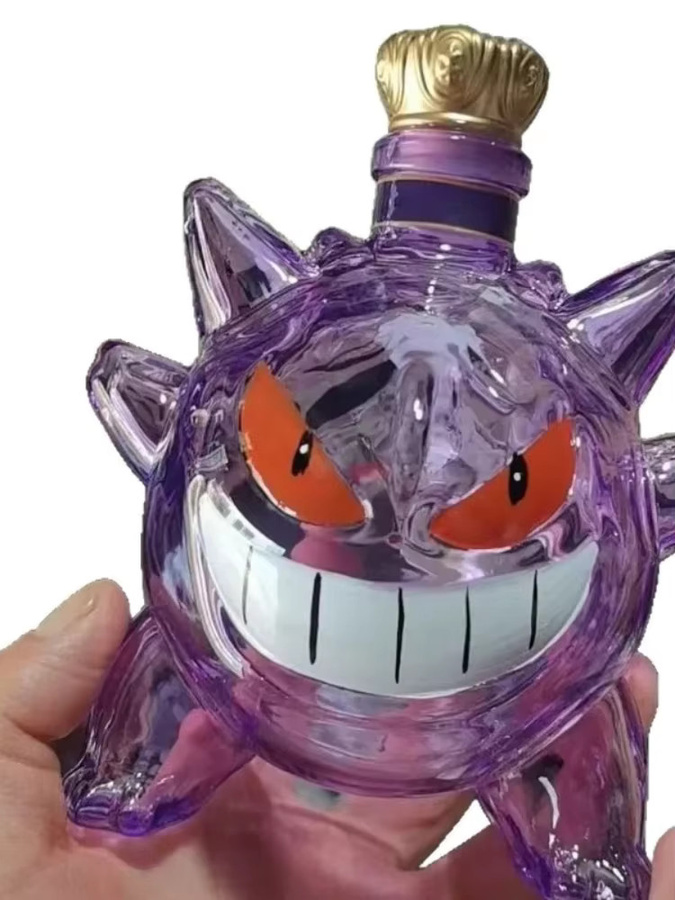Potdemiel Crown Royal Whiskey Glasflasche Tumbler in Lila für Sammler - Bild 5