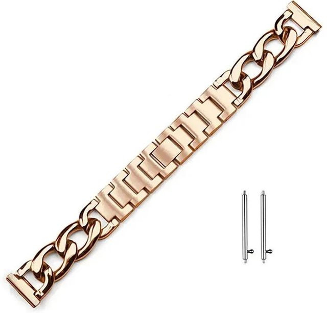 CAOWTAN Uhrenarmband Edelstahl, Roségold, Unisex - Bild 1