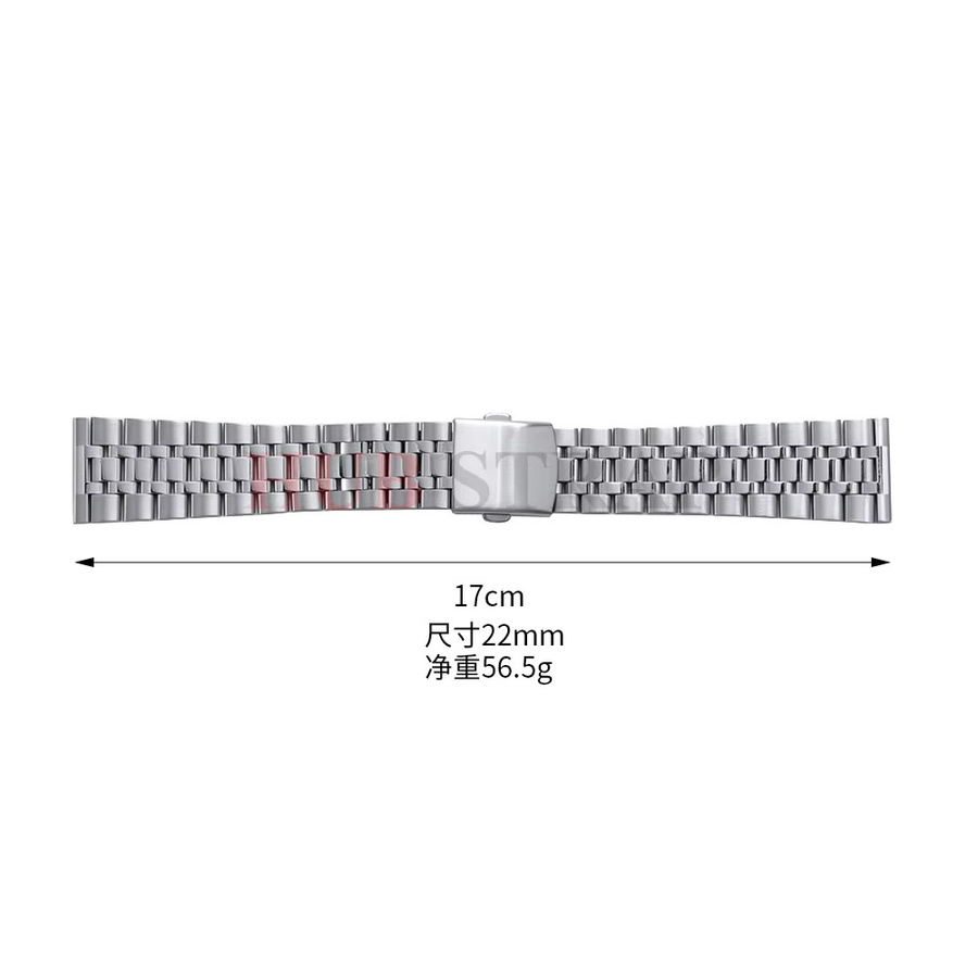 Filve Smartwatch Ersatz Armband, Edelstahl, Silber, Herren - Bild 4