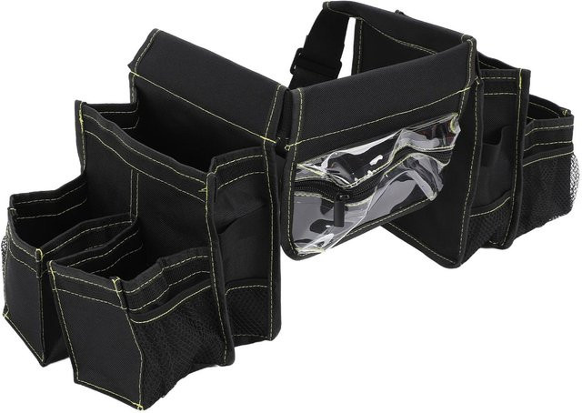 Fishine Reinigungswerkzeuggürtel aus wasserdichtem Oxford-Stoff in Schwarz mit verstellbarem Hüftgurt und Taschen für die Haushaltsreinigung - Bild 1