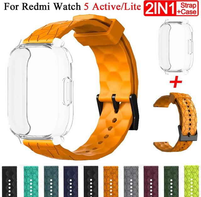 Xiaomi Uhrenarmband Silikon, TPU-Hülle, Redmi Watch 5 Active/5 Lite - Bild 1